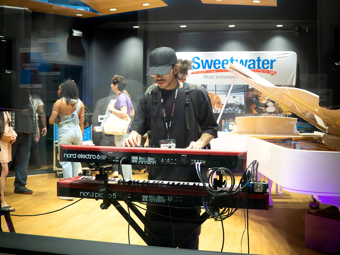 A studio session in progress