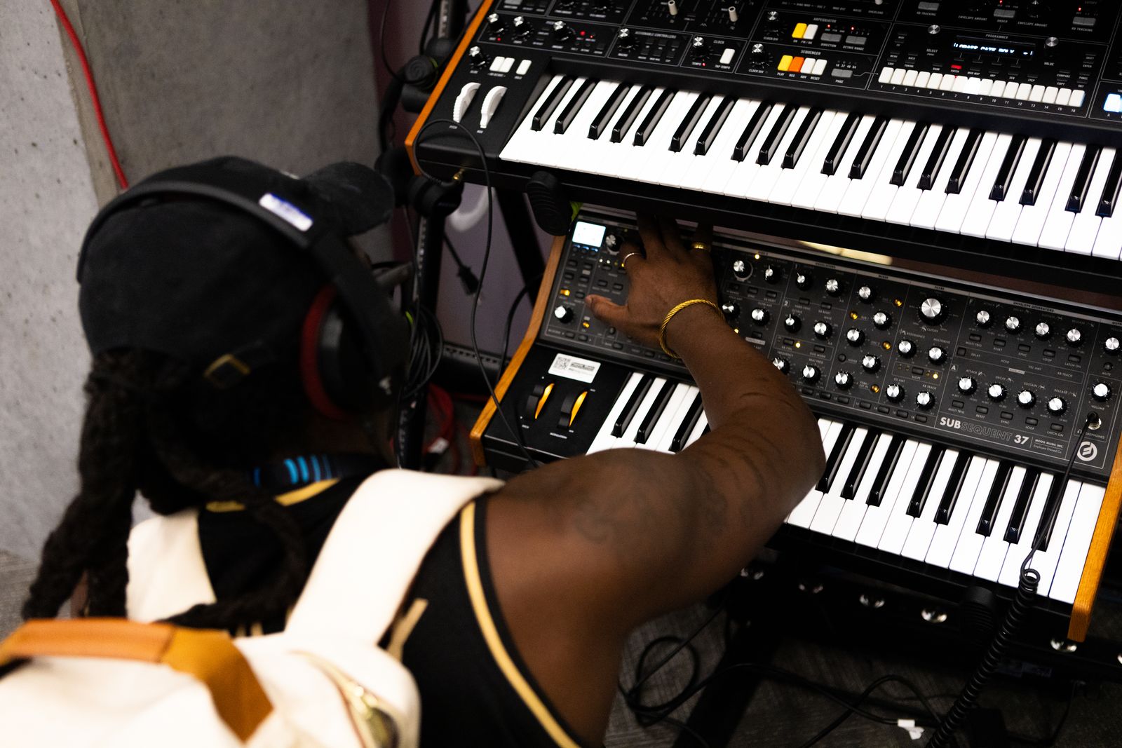 A student at the keys during ASUPROX