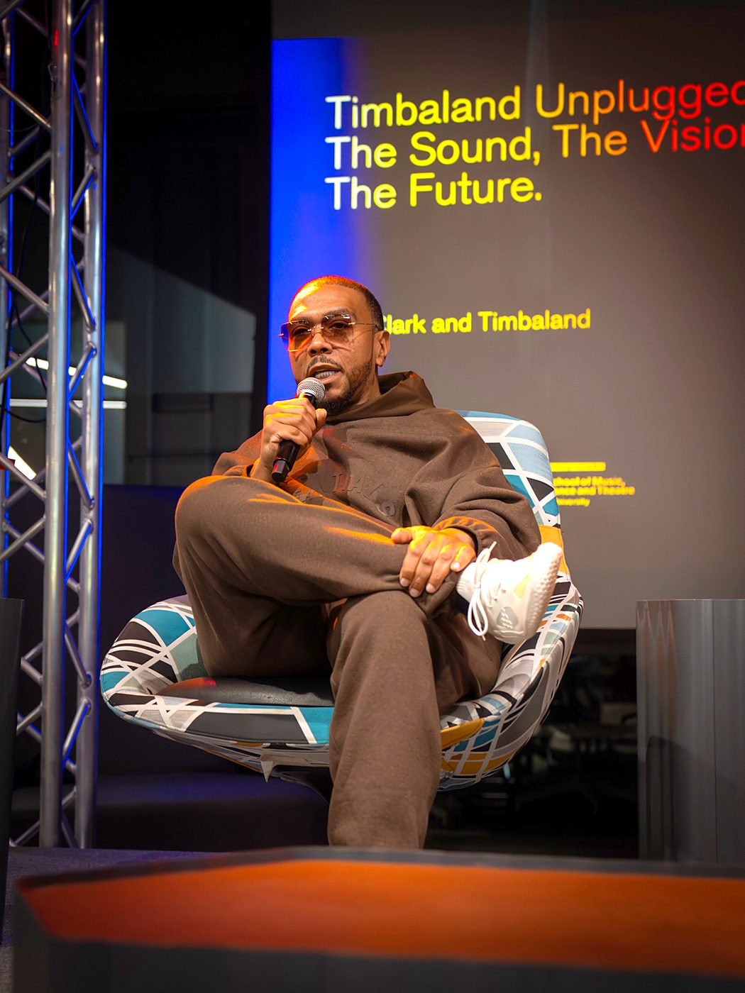 Timbaland on stage at ASUPROX